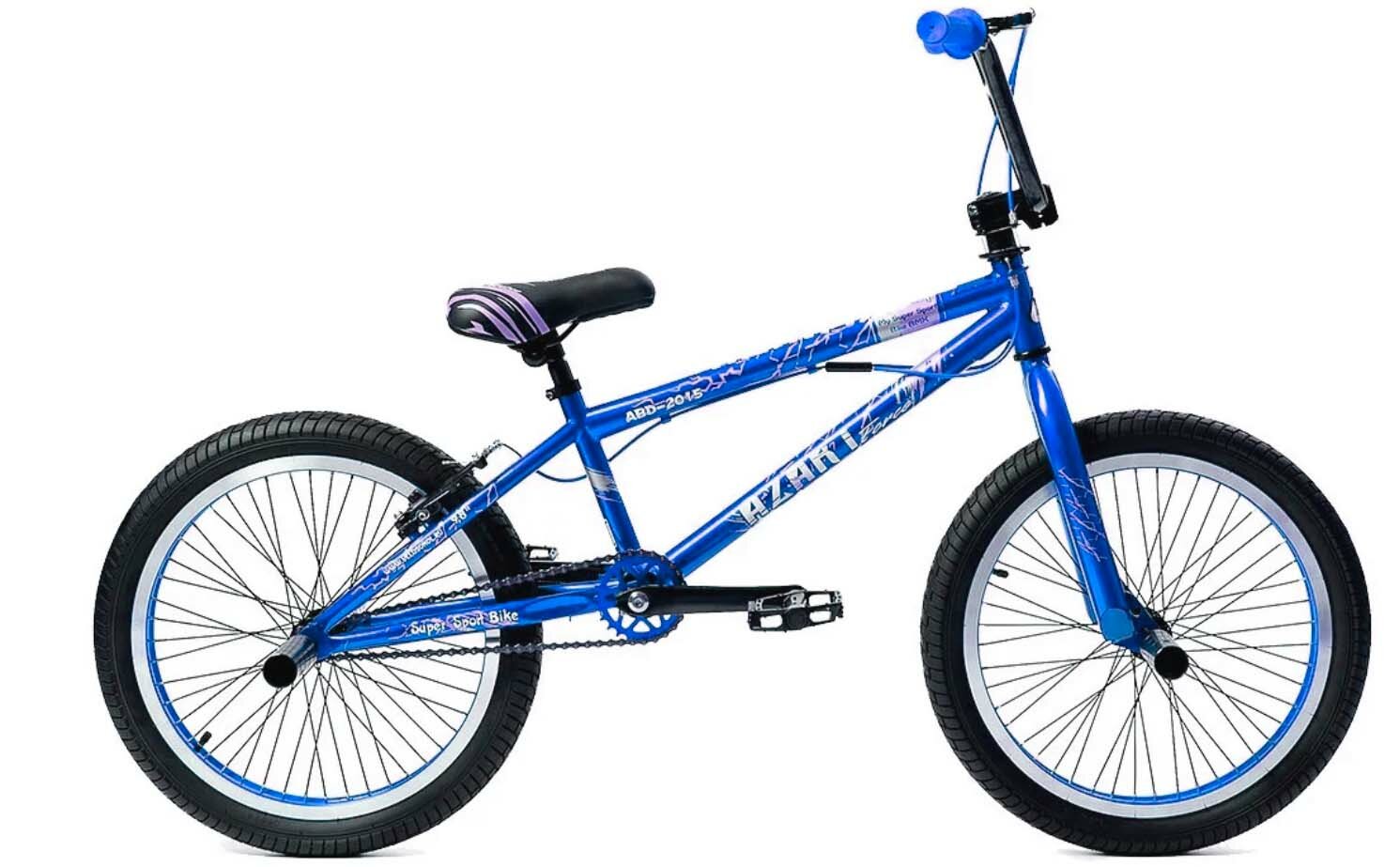 Велосипед "20" BMX AZARTforce ABD-2015 синий матовый