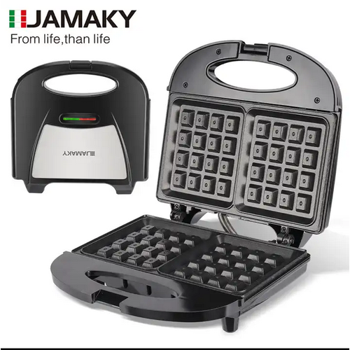 JAMAKY лидер продаж вафельница для домашнего использования антипригарный тостер для завтрака квадратная двойная вафельница 190000₽