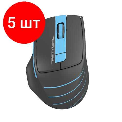 Комплект 5 штук Мышь компьютерная A4Tech Fstyler FG30S BLUE серсин2000dpiбеспров6кн 835600₽