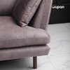 Фото #9 Угловой диван-кровать Enzo Corne 380 Велюр, цвет Velutto 12, беспружинный, 380х240х85, в гостинную, зал, офис, на кухню