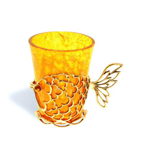 Стопка Amber Palace из янтаря в стопочнице