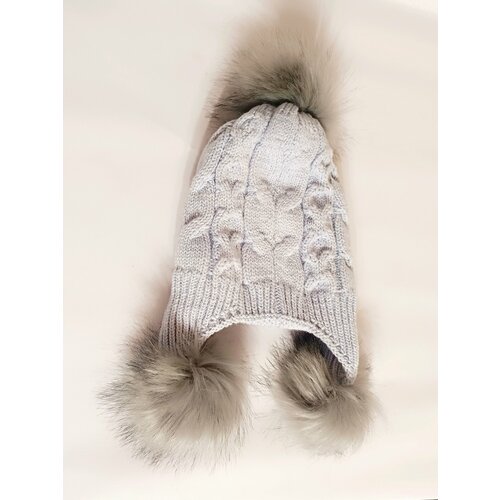 фото Шапка , размер универсальный, голубой нет бренда