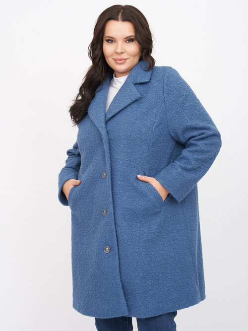 Пальто  ZORY, размер 60/62, синий