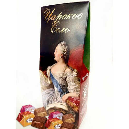 Шоколадные конфеты подарочные в коробке набор "Царское село"