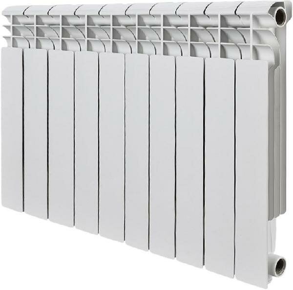 Радиатор алюминиевый ROMMER Profi 500 10 секций (AL500-80-80-100) (RAL9016) RAL-1210-050010