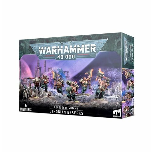 Миниатюры для настольной игры Games Workshop Warhammer 40000: Leagues of Votann - Cthonian Beserks 69-05