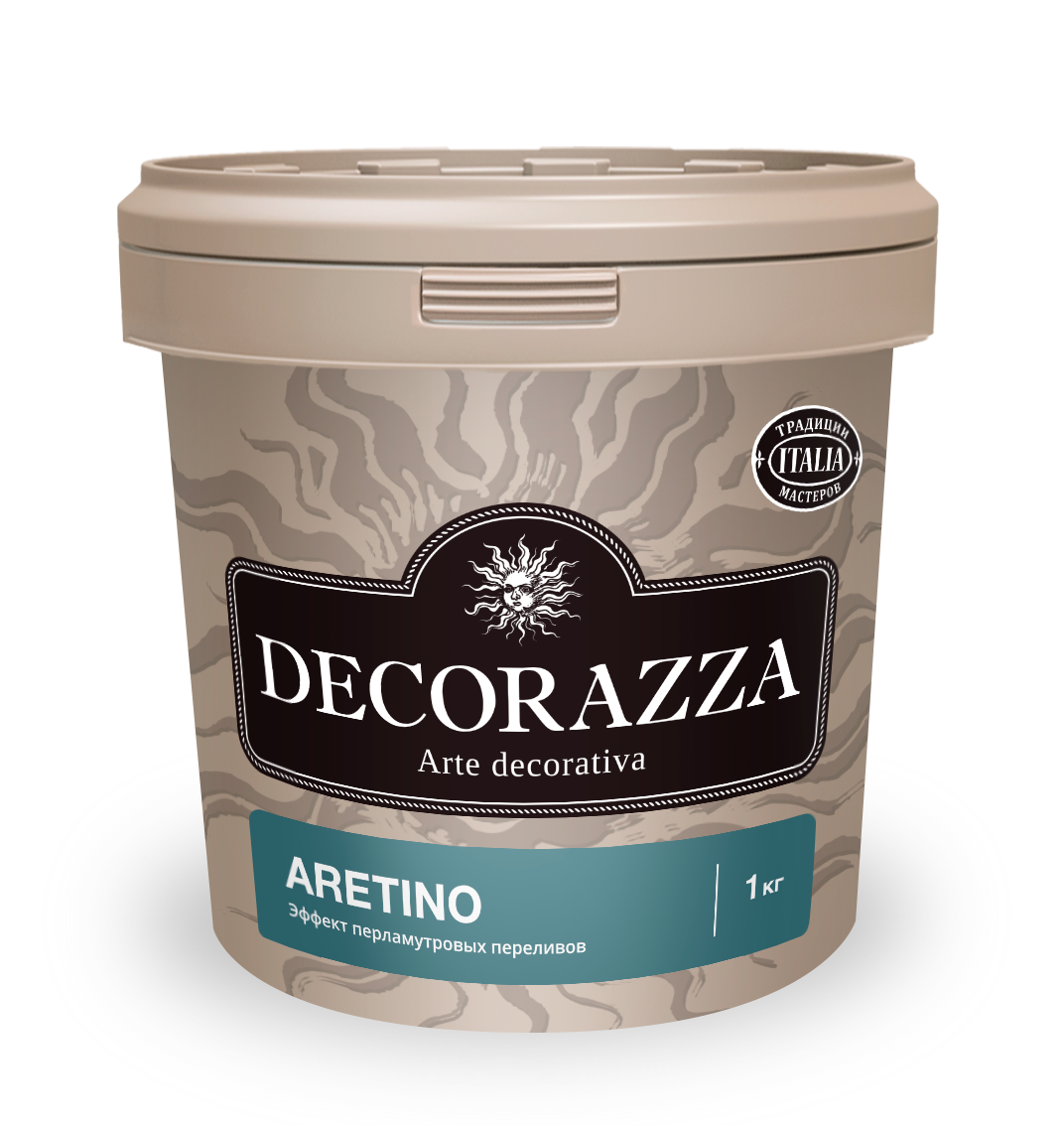 Декоративная штукатурка для стен и потолка Decorazza Aretino AR 001, 1 л