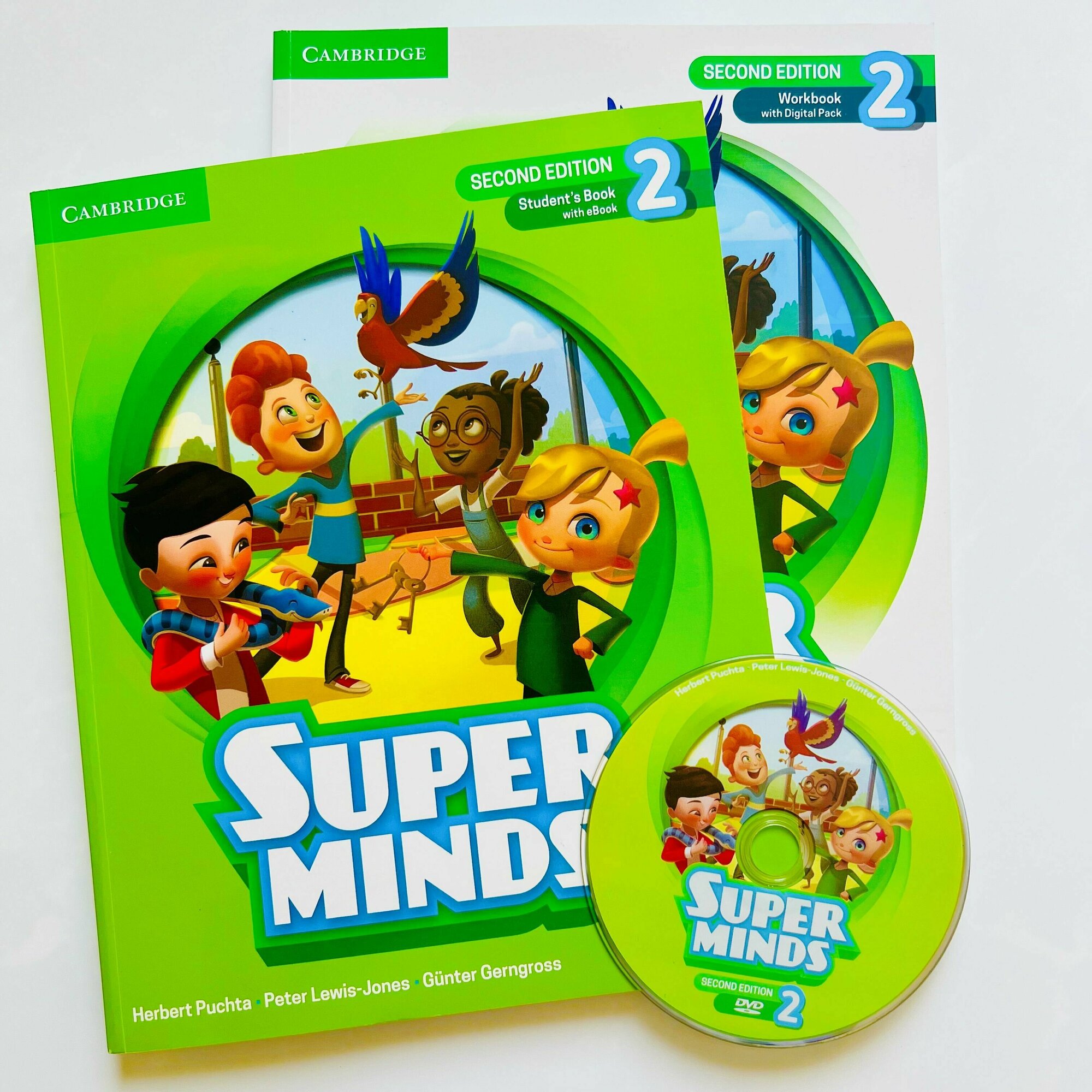 Super Minds 2 Second Edition (Полный комплект) учебник +рабочая тетрадь + диск