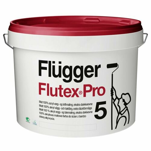 Матовая акриловая краска Flugger Flutex Pro 5