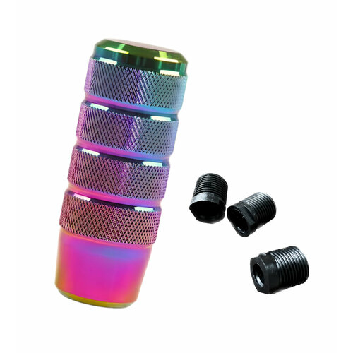 Штатная ручка КПП, МКПП, АКПП фиолетовая, съемная рукоятка, рычаг коробки передач для авто тюнинга