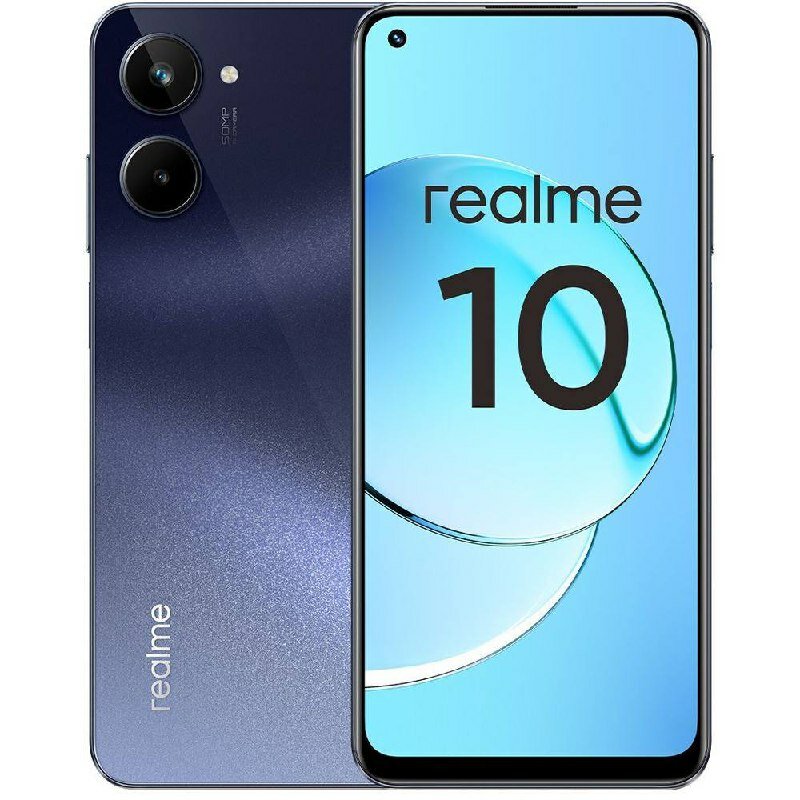 Смартфон realme 10 8/256 ГБ RU, Dual nano SIM, черный