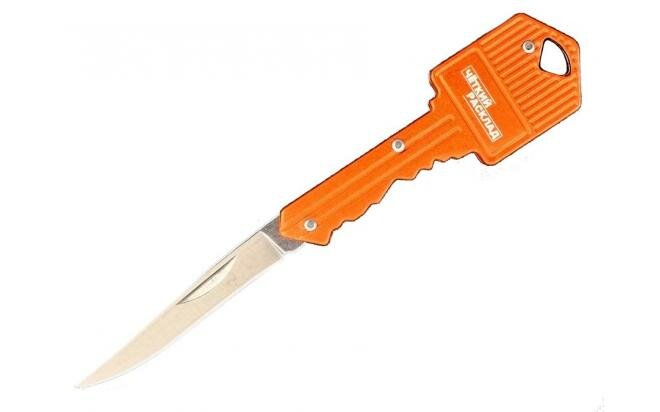 Нож складной Ножемир Четкий расклад Ключ (оранжевый)