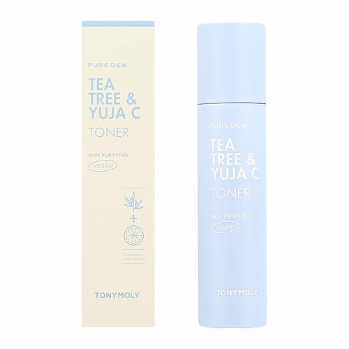 Тонер для лица `TONYMOLY` TEA TREE & YUJA C очищающий 150 мл