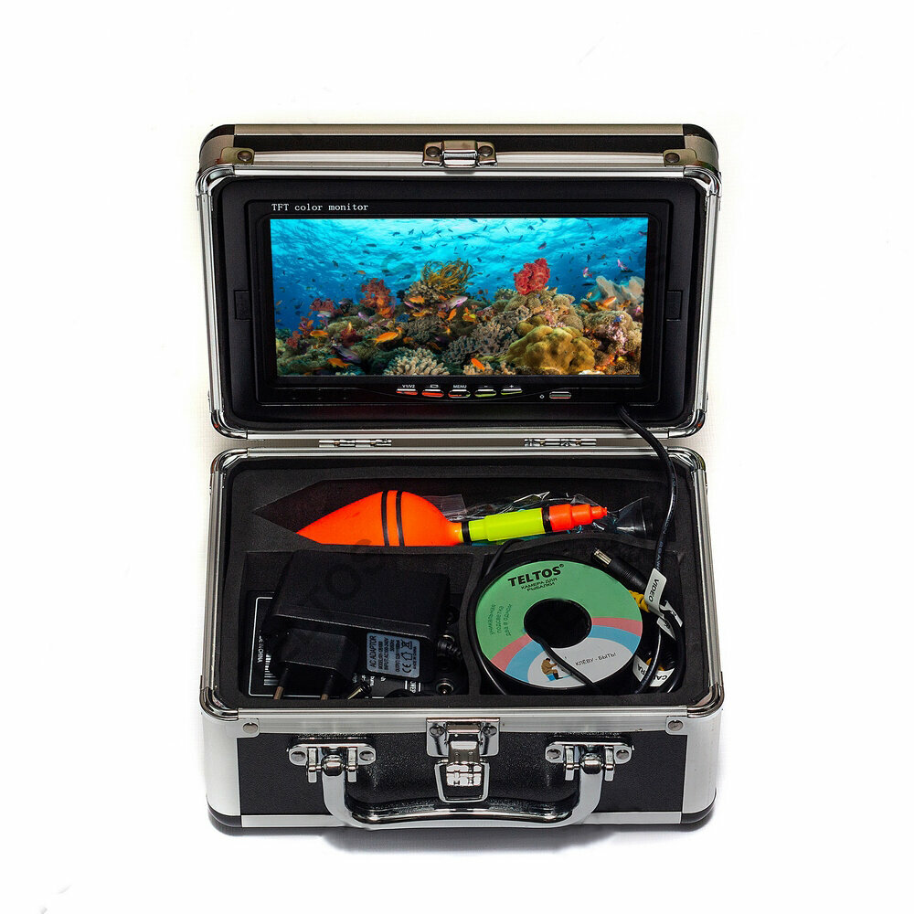 Камера для рыбалки Teltos-кейс 30 DVR, для летней и зимней рыбалки, функция записи фото и видео