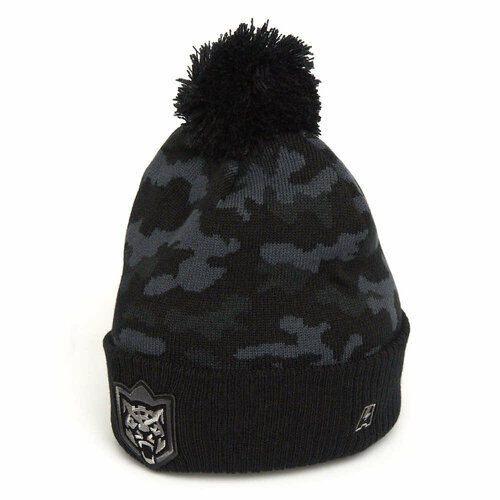 фото Шапка atributika & club, размер 55-58, черный