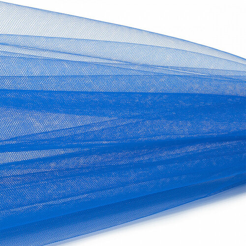 Еврофатин мягкий матовый Hayal Tulle арт. HT. S шир.300см, 100% полиэстер цв.28 уп.5м - ярк. голубой