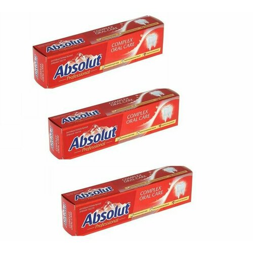 Весна Absolut PRO Extra Whitening Зубная паста Профилактическая антибактериальная, 110г, 3 уп