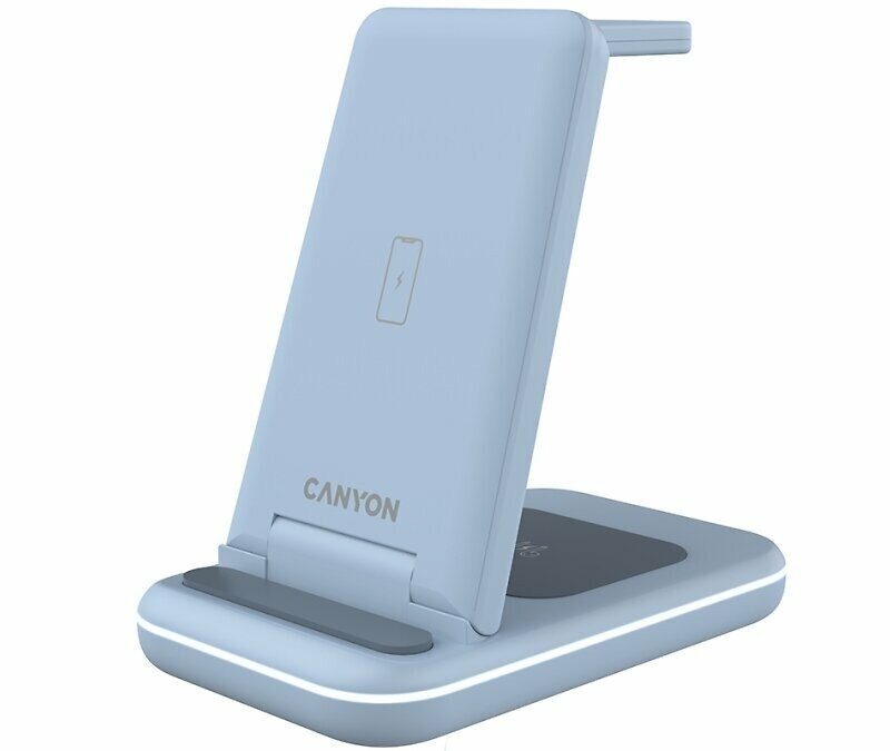 Беспроводное зарядное устройство Canyon WS- 304 USB 2А черный (1CN-SWCS304B) - фото №4