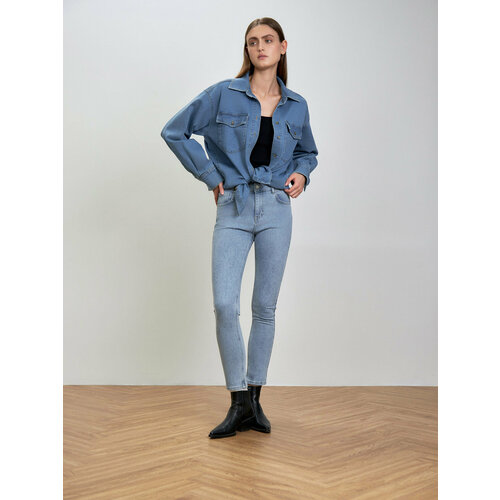 фото Джинсы скинни calista джинсы skinny, размер 40, голубой