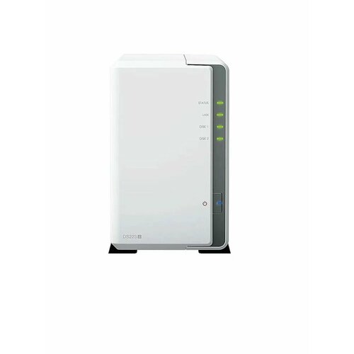 Сетевое хранилище NAS Synology DS223j белый (DS223j)