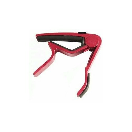 Каподастр гитарный MAXINE MGC105F/RD для акустической или электрогитары, металлический