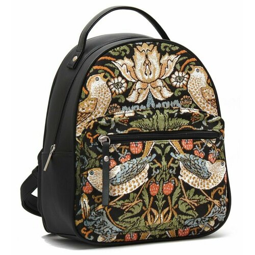 Рюкзак , черный, зеленый