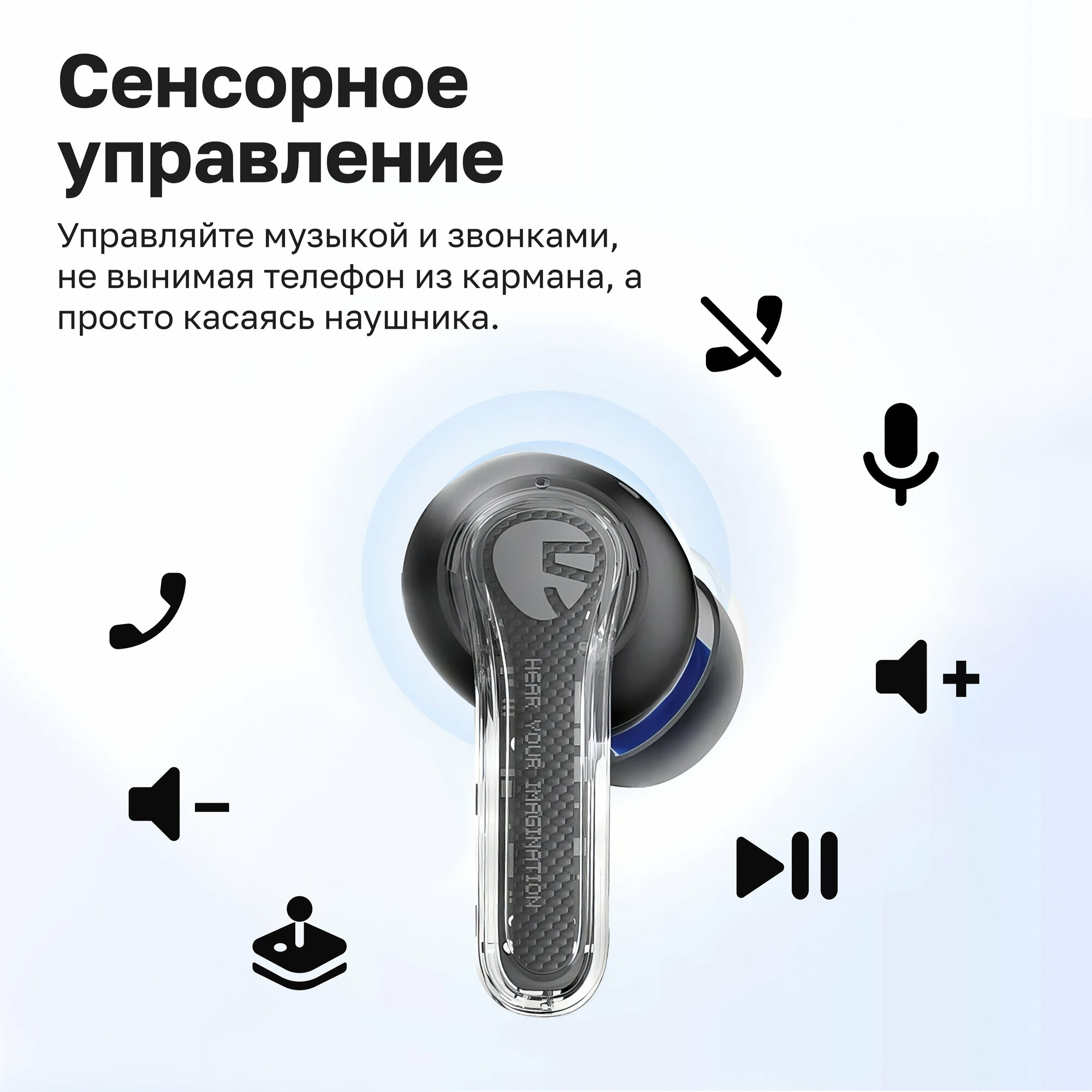 Наушники SoundPeat Clear - черный — фото 8