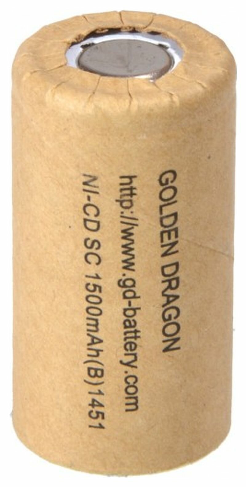 Аккумуляторный элемент питания Golden Dragon Ni-Cd 1.2V 1500mAh (GD-SC-1.5)