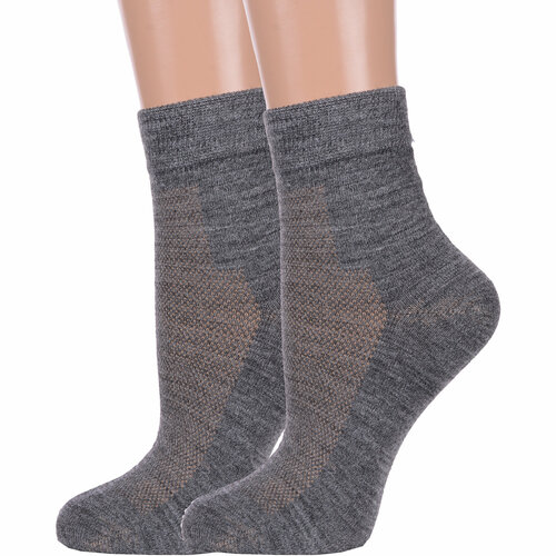 фото Носки альтаир, 2 пары, размер 25, серый