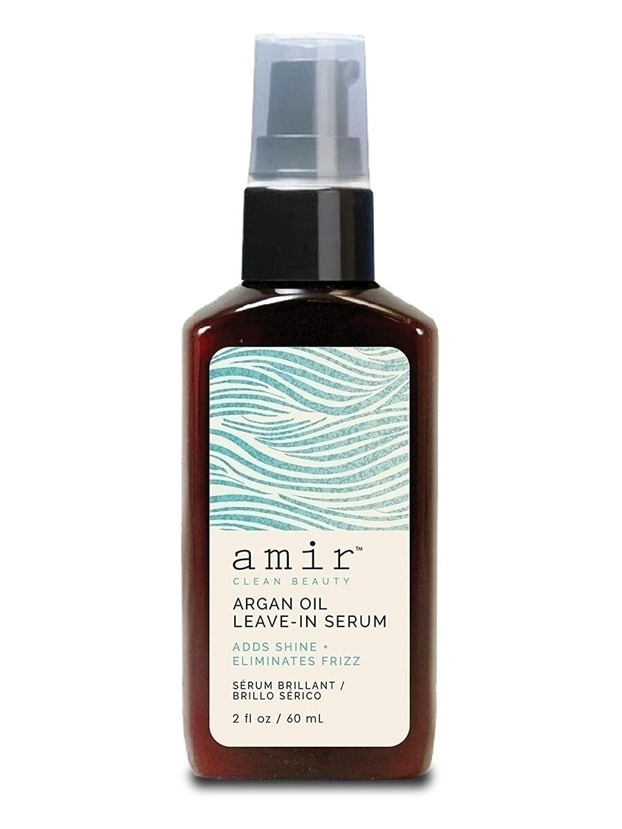 Сыворотка для волос Amir Clean Beauty Argan Oil Leave-In Serum Несмываемая разглаживающая 60мл - фото №8