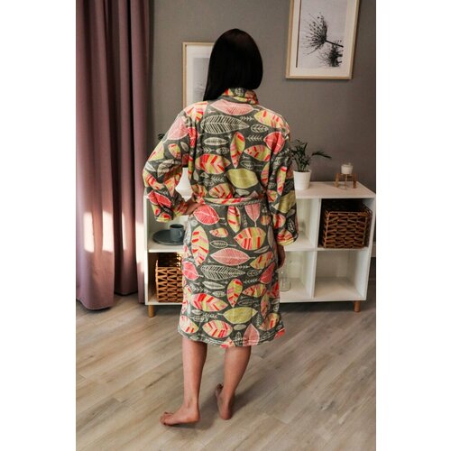 фото Халат бельвита, размер 44-46, красный, желтый