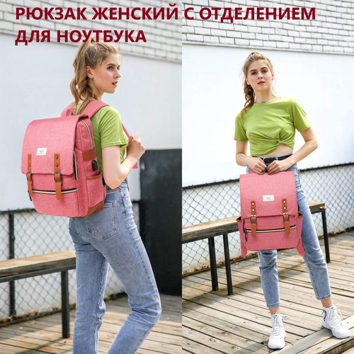 Сумка-рюкзак , 20 л, 30х42, розовый