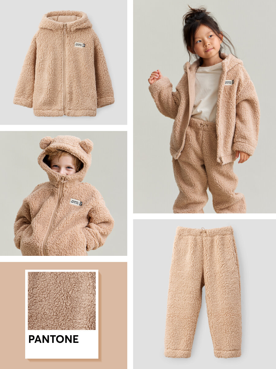 фото 89060, Теплый костюм для девочки, теплый костюм для мальчика, комплект демисезонный для девочки, комплект одежды для мальчика, комплект флисовый для девочки, костюм на флисе для мальчика, костюм на флисе для девочки, розовый, 80-86