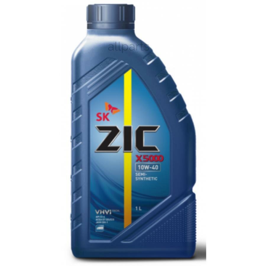 ZIC 132658 Масло моторное ZIC X5000 10W-40 полусинтетическое 1 л 132658