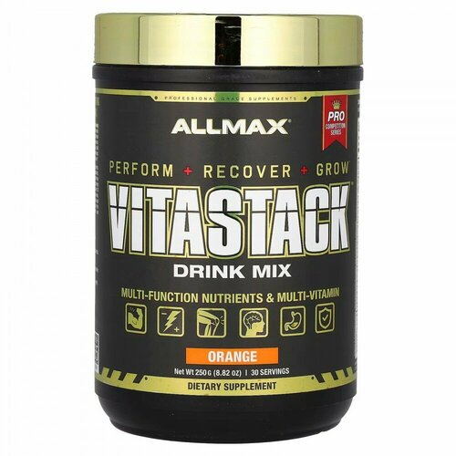 ALLMAX, VITASTACK Drink Mix, Orange, 8.82 oz (250 g)