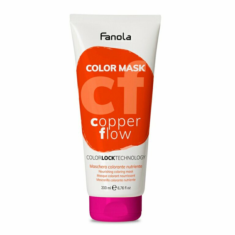 Оттеночная маска для волос медная 200 мл FANOLA Color Mask COPPER FLOW 200 мл