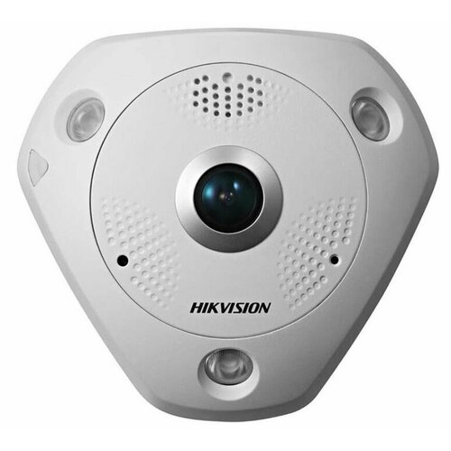 Hikvision DS-2CD6365G0-IVS(1.27mm) IP-камера 6 Мп fisheye с ИК-подсветкой до 15 м