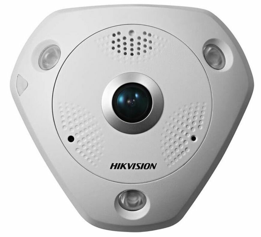 Hikvision DS-2CD6365G0E-IVS(1.27mm) IP-камера 6 Мп fisheye с ИК-подсветкой до 15м