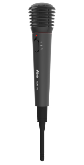 Микрофон RITMIX RWM-100 black беспроводной