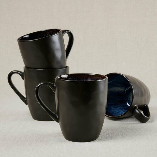 Набор кружек MIXOM Water Drop, 450 мл, керамика, 4 шт