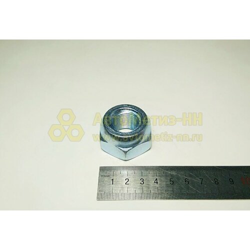 Гайка колеса передняя левая ГАЗ-53, КАМАЗ М20х1,5 