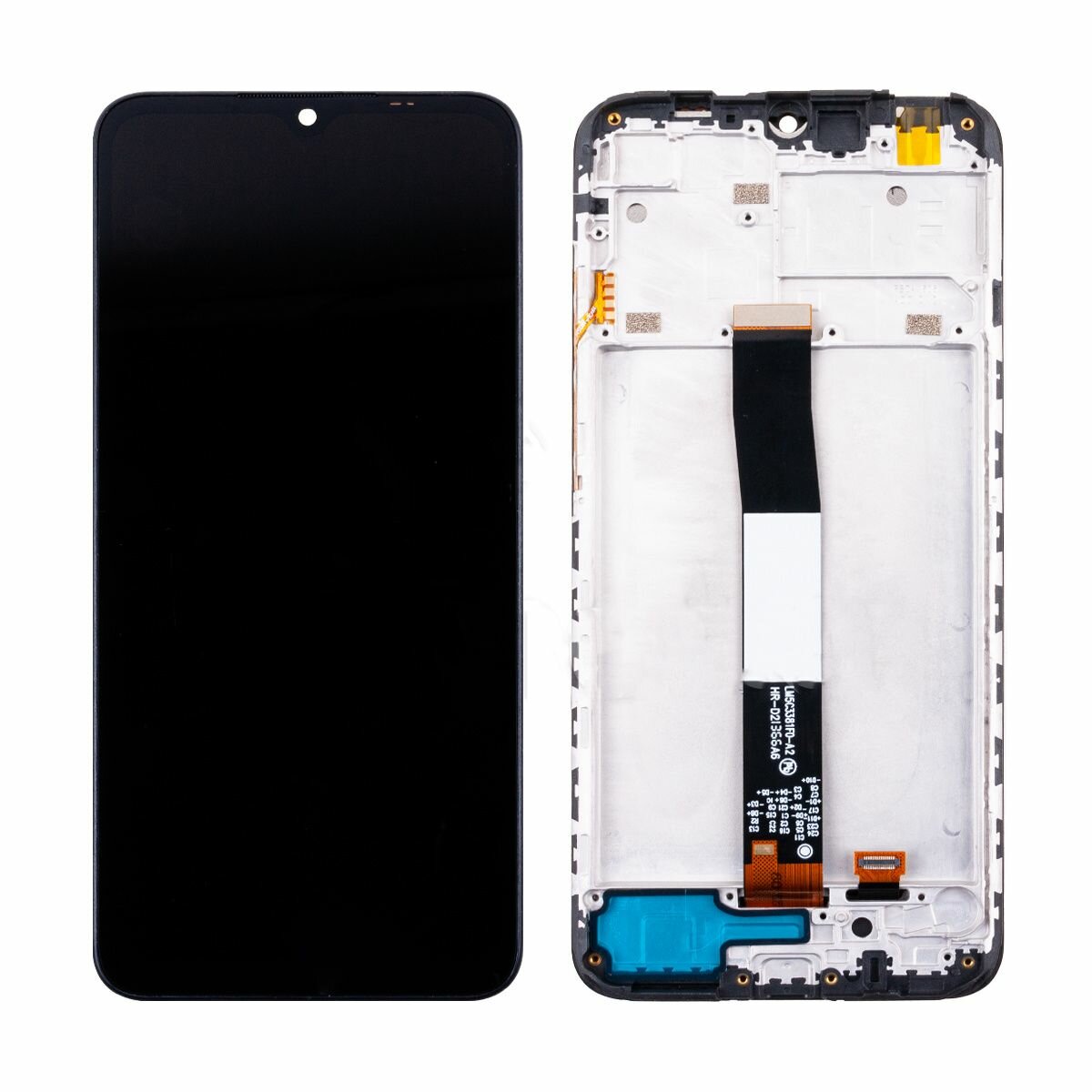Дисплей для Xiaomi Redmi 9A/9C/10A (M2006C3MNG/220233L2G/M2006C3LG), модуль с рамкой, черный, 1 шт