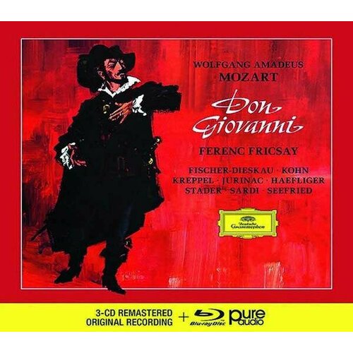 Audio CD Wolfgang Amadeus Mozart 1756-1791 - Don Giovanni Deluxe-Edition mit Blu-ray Audio 3 CD 19849₽