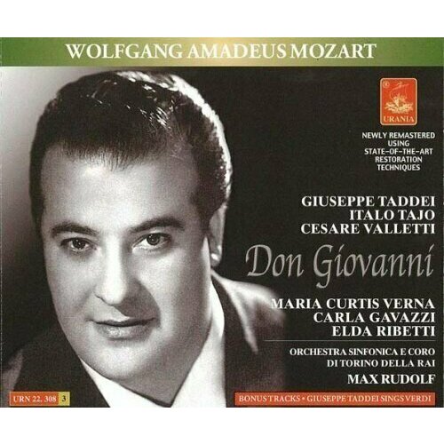 AUDIO CD Wolfgang Amadeus Mozart: Don Giovanni (Rudolf) carlo maria giulini mozart don giovanni