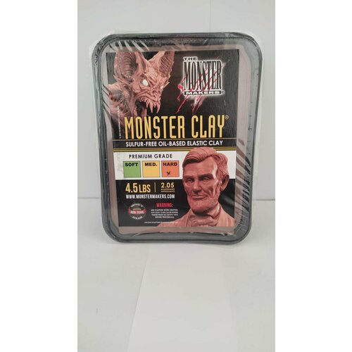 Monster Clay Твердый 2,05кг профессиональный скульптурный пластилин/глина Монстер Клэй