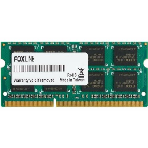 Foxline SODIMM 4GB 3200 DDR4 CL22 (512*8) оперативная память foxline 8 гб ddr4 3200 мгц sodimm cl22 fl3200d4s22 8g