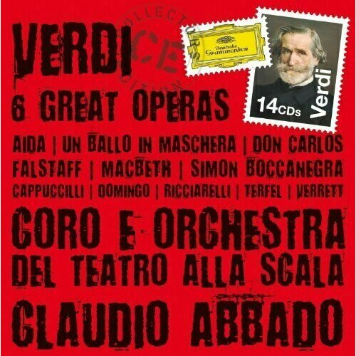 AUDIO CD Verdi: 6 Great Operas. Abbado verdi messa de requiem quattro pezzi sacri abbado