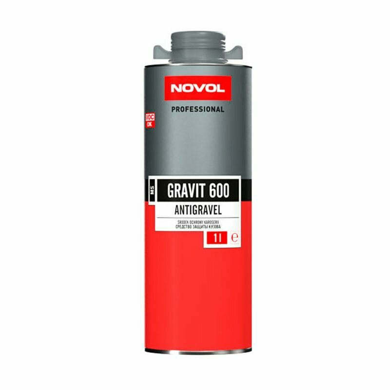 Антигравий Novol Gravit 600 евробаллон серый 1л серый