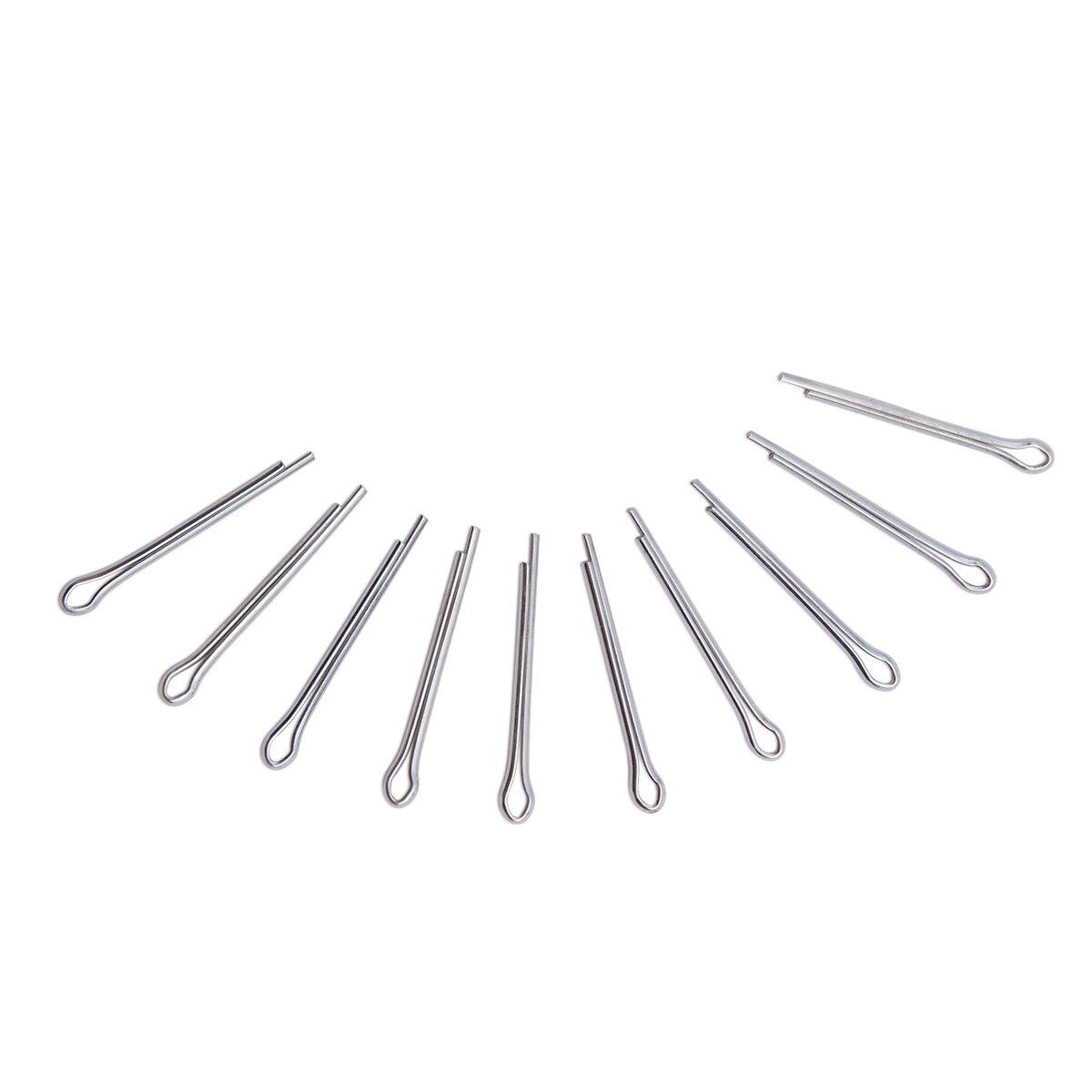 Шплинты для игрушек О-образные (крепления для подвижности рук и ног игрушек) Айрис, цинк, 2*20 мм, 10 шт — фото 1