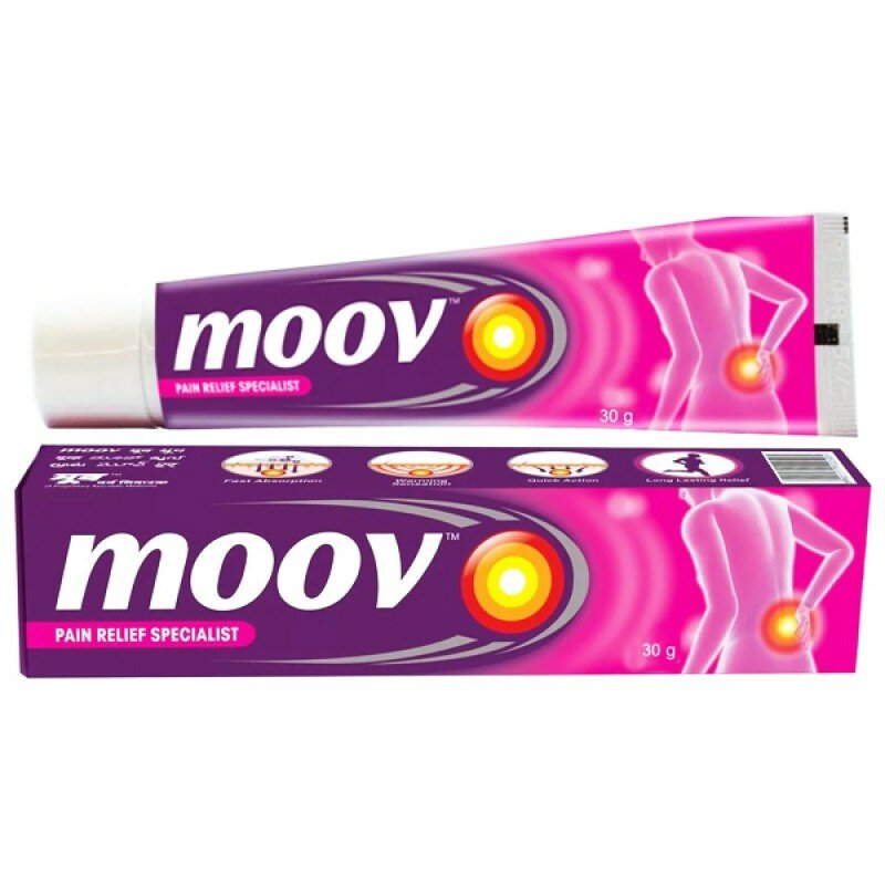 Мазь Против боли Мув (Pain Relief Moov), 30 грамм